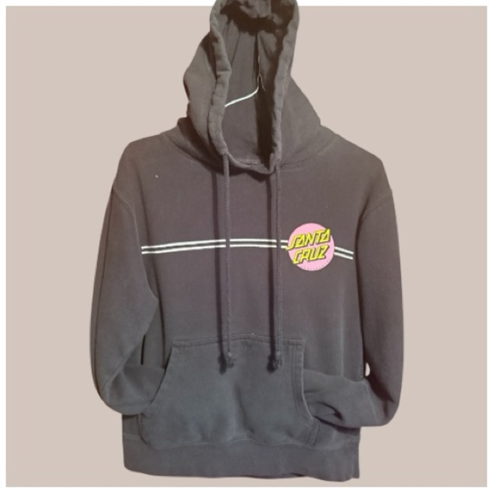 Santa Cruz Black Original Hoodie